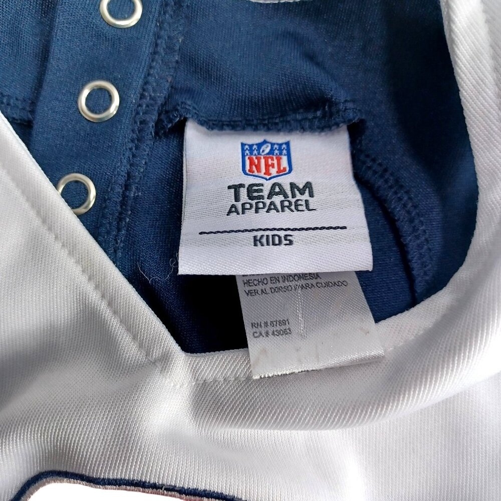 Chicago Bears Cheerleader Dress Girl Size 3T White Navy - Picture 6 of 6